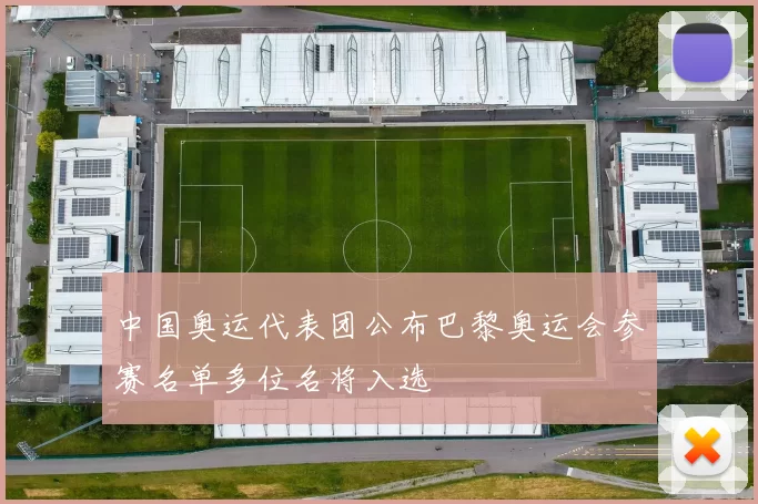 中国奥运代表团公布巴黎奥运会参赛名单多位名将入选