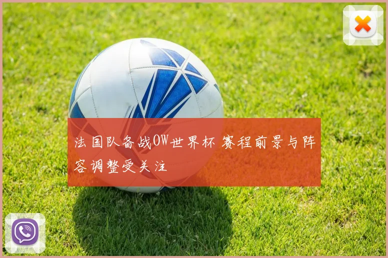 法国队备战OW世界杯 赛程前景与阵容调整受关注